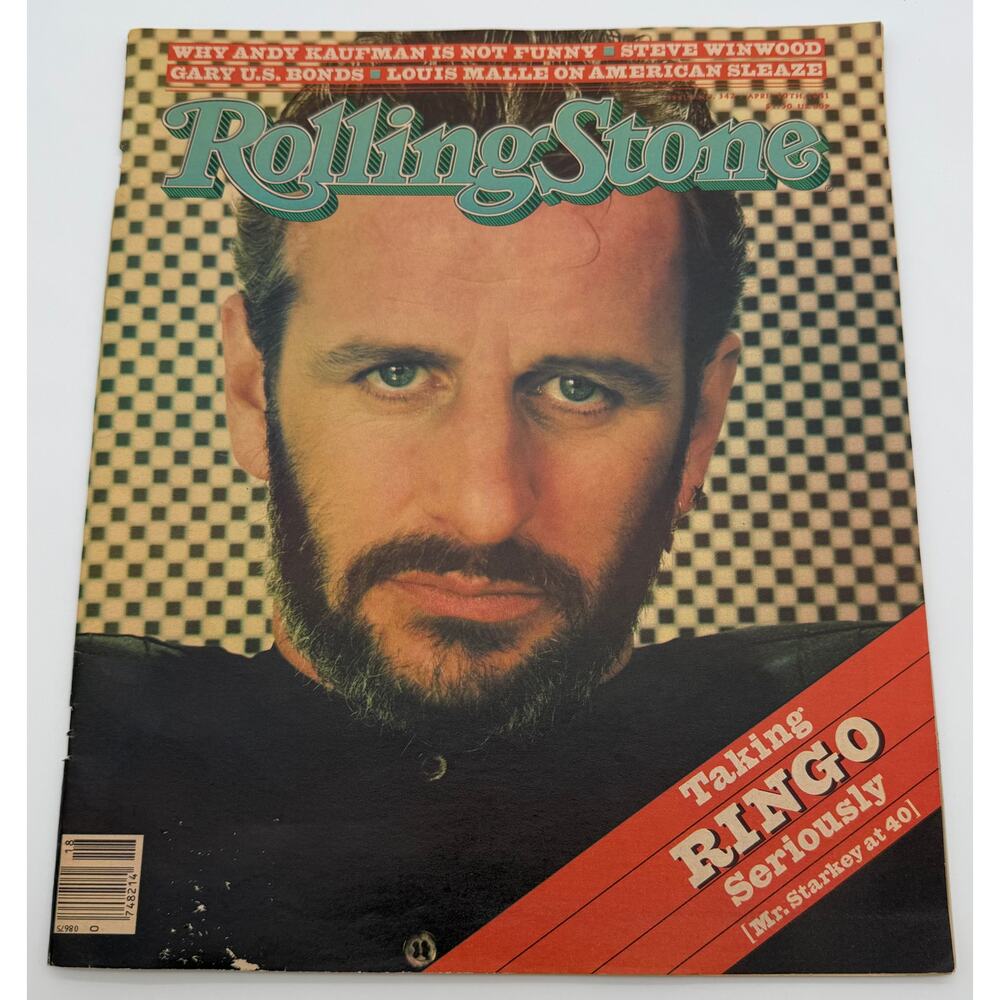 Rolling Stone Magazine #342‎ April 30, 1981 - Ringo Starr, Andy Kaufman